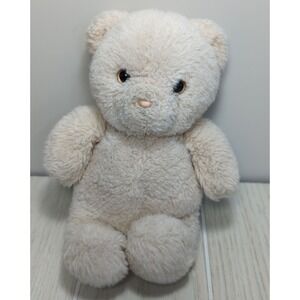 Eden vintage plush musical teddy bear beige cream Beautiful Dreamer WORN USED